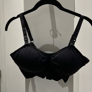 Kindred Bravely black maternity nursing/pumping bra